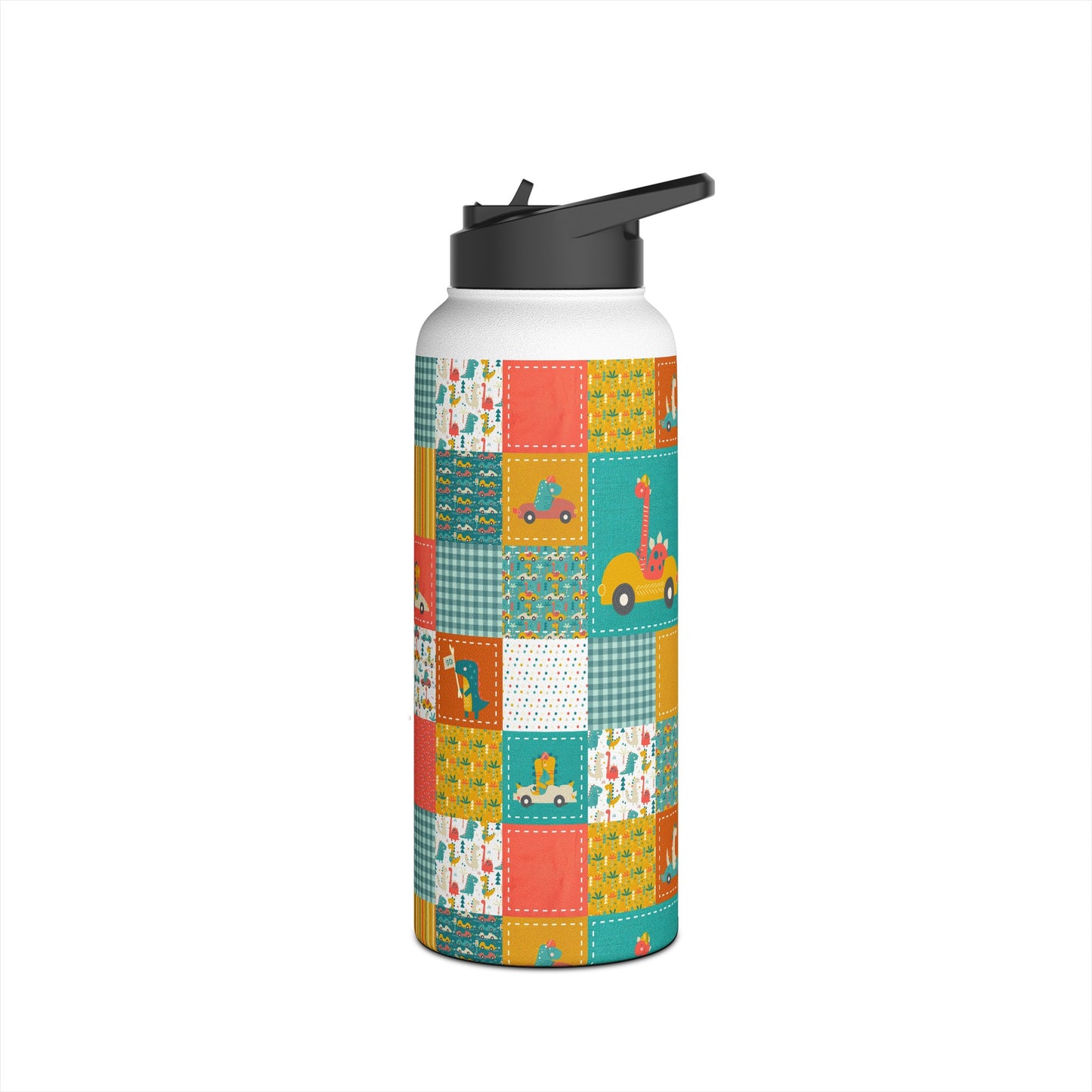 Stainless Steel Water Bottle (Go Dino Go!)