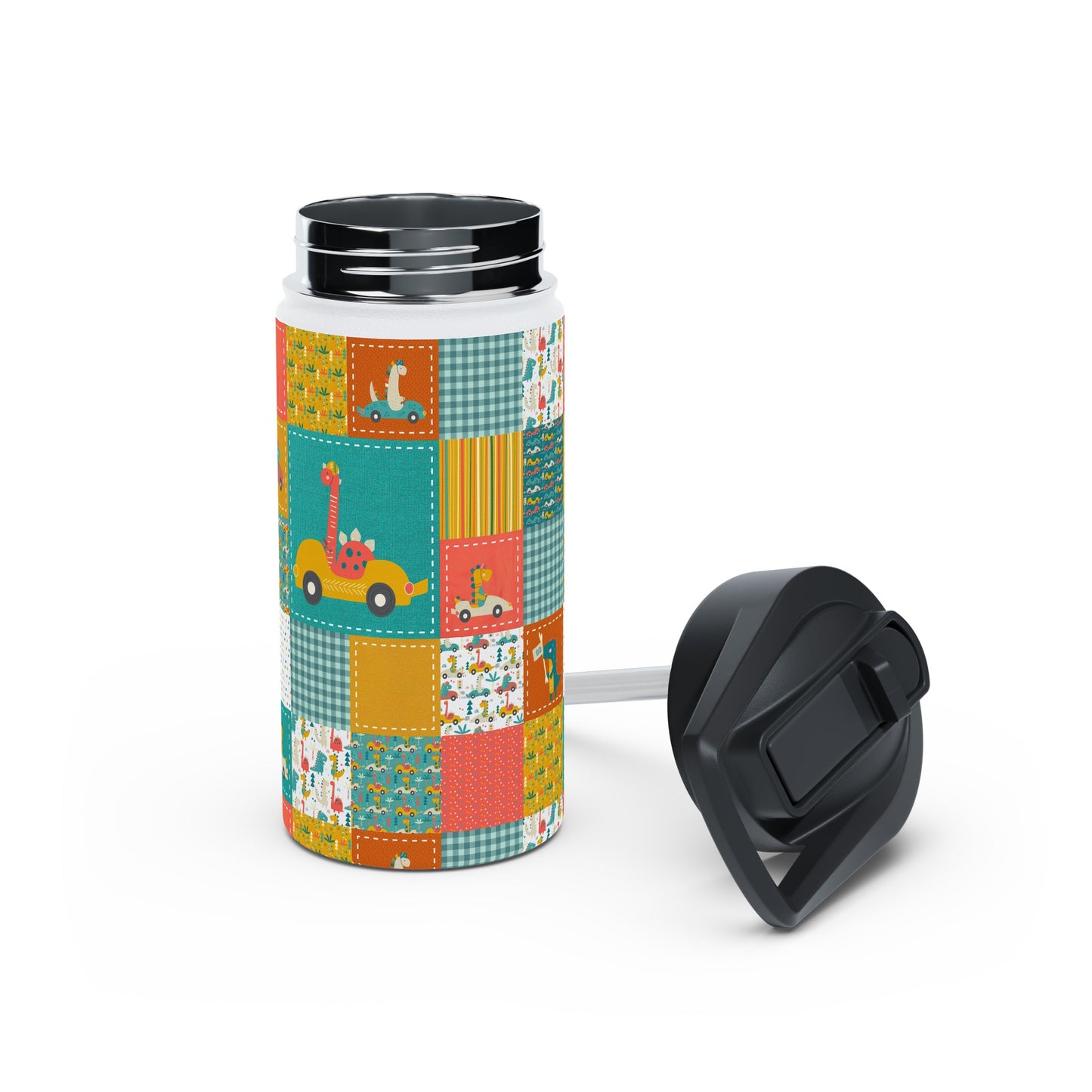 Stainless Steel Water Bottle (Go Dino Go!)