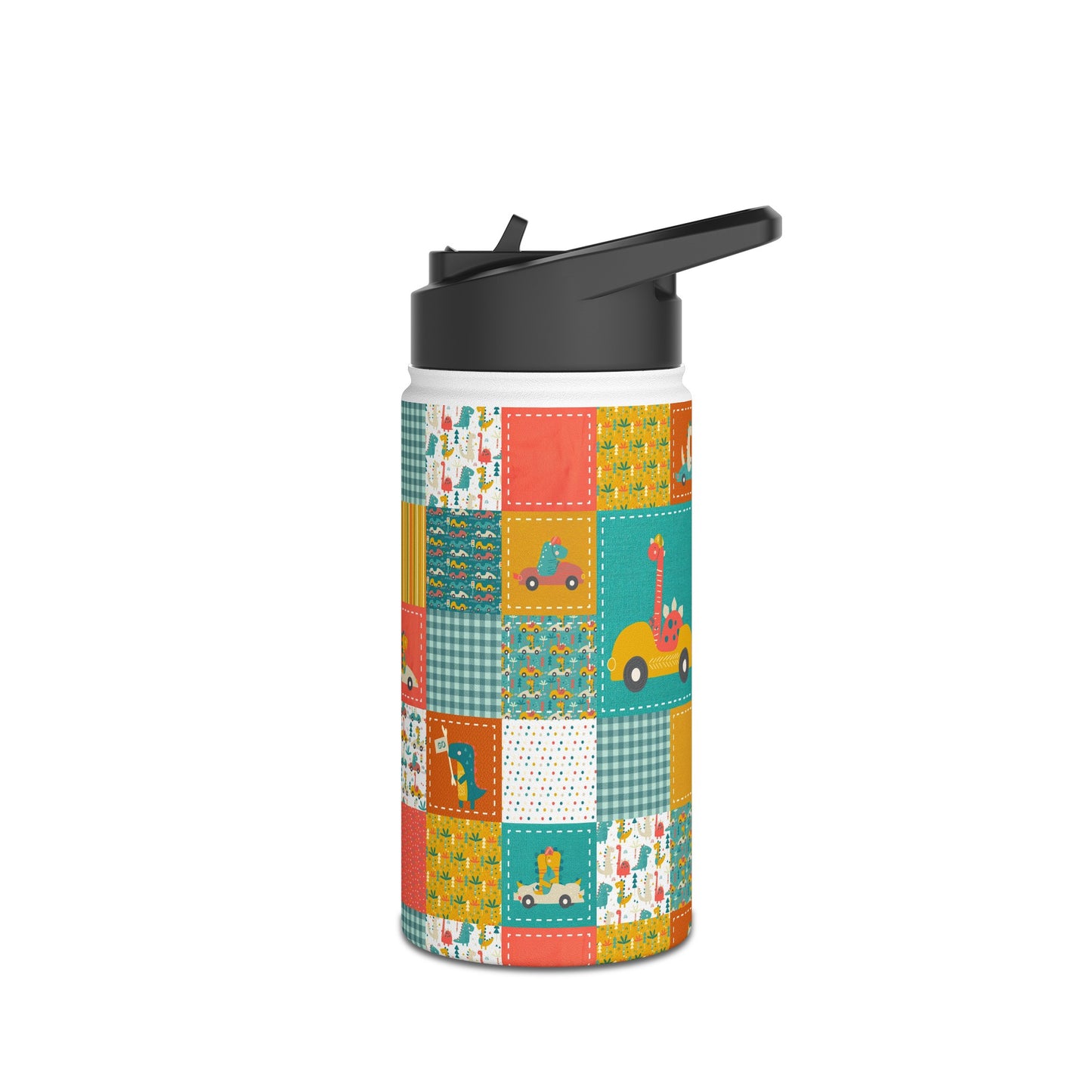 Stainless Steel Water Bottle (Go Dino Go!)