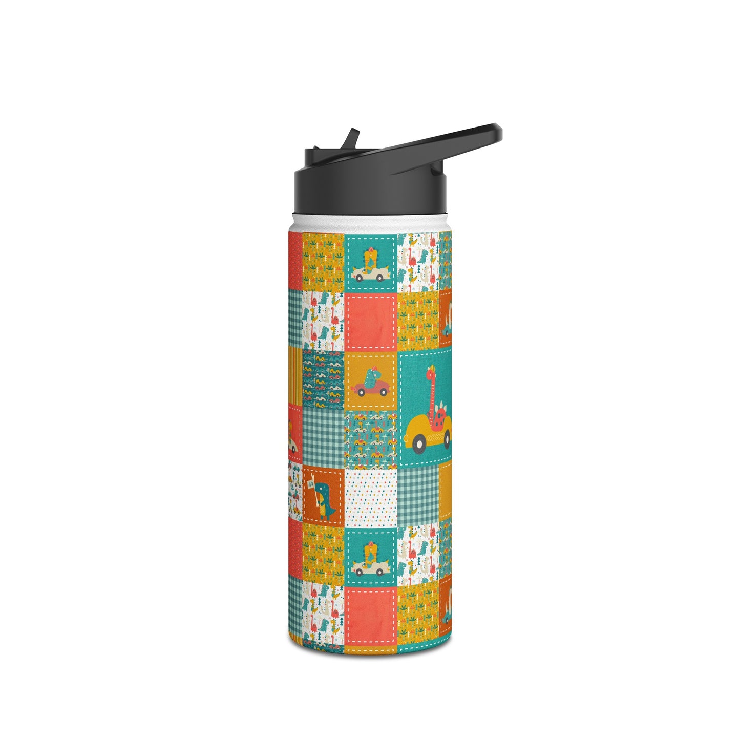 Stainless Steel Water Bottle (Go Dino Go!)