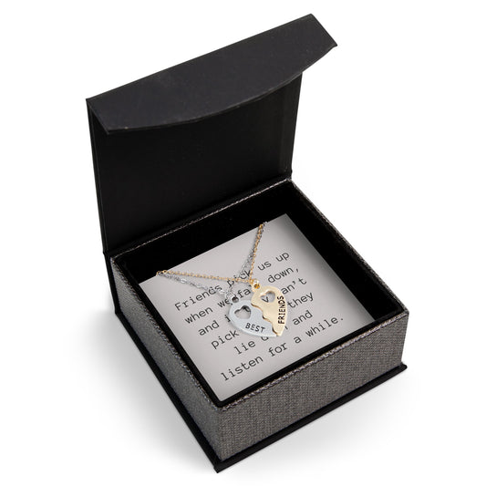 BFF Half Heart Necklace Set-Gift (Best Friends)