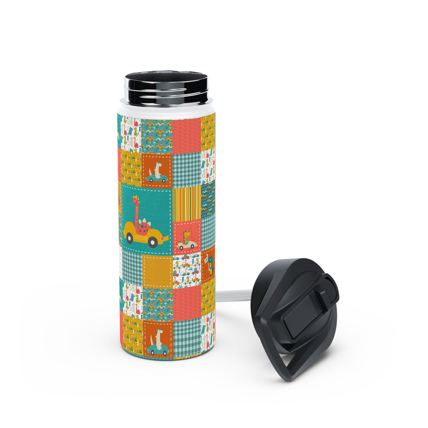 Stainless Steel Water Bottle (Go Dino Go!)