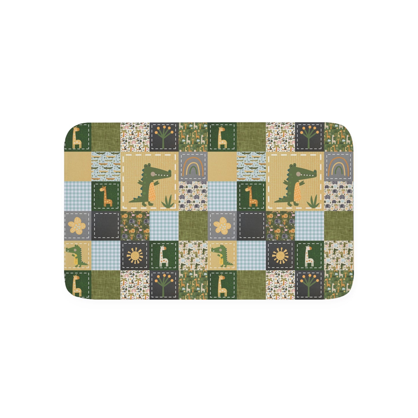 Memory Foam Bath Mat (Safari Fun)