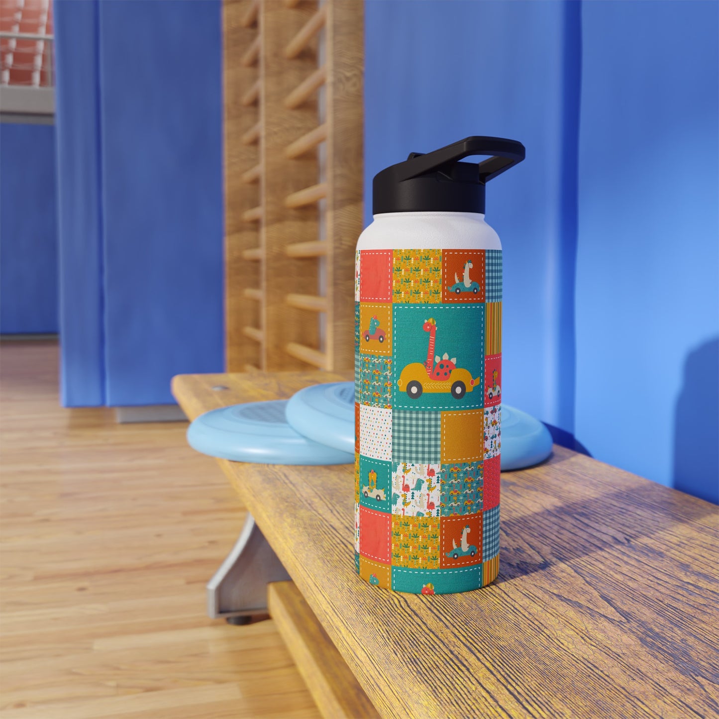 Stainless Steel Water Bottle (Go Dino Go!)