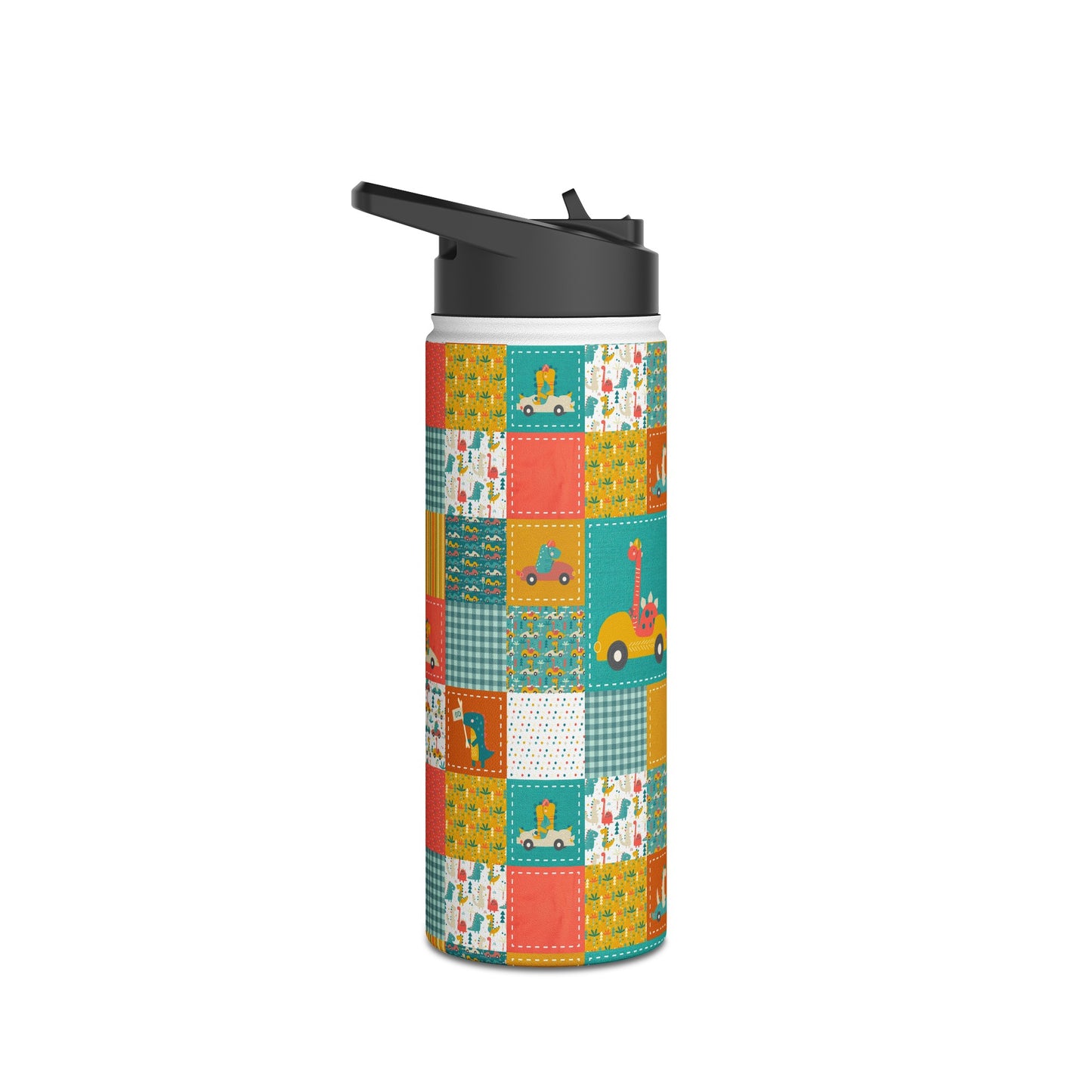 Stainless Steel Water Bottle (Go Dino Go!)