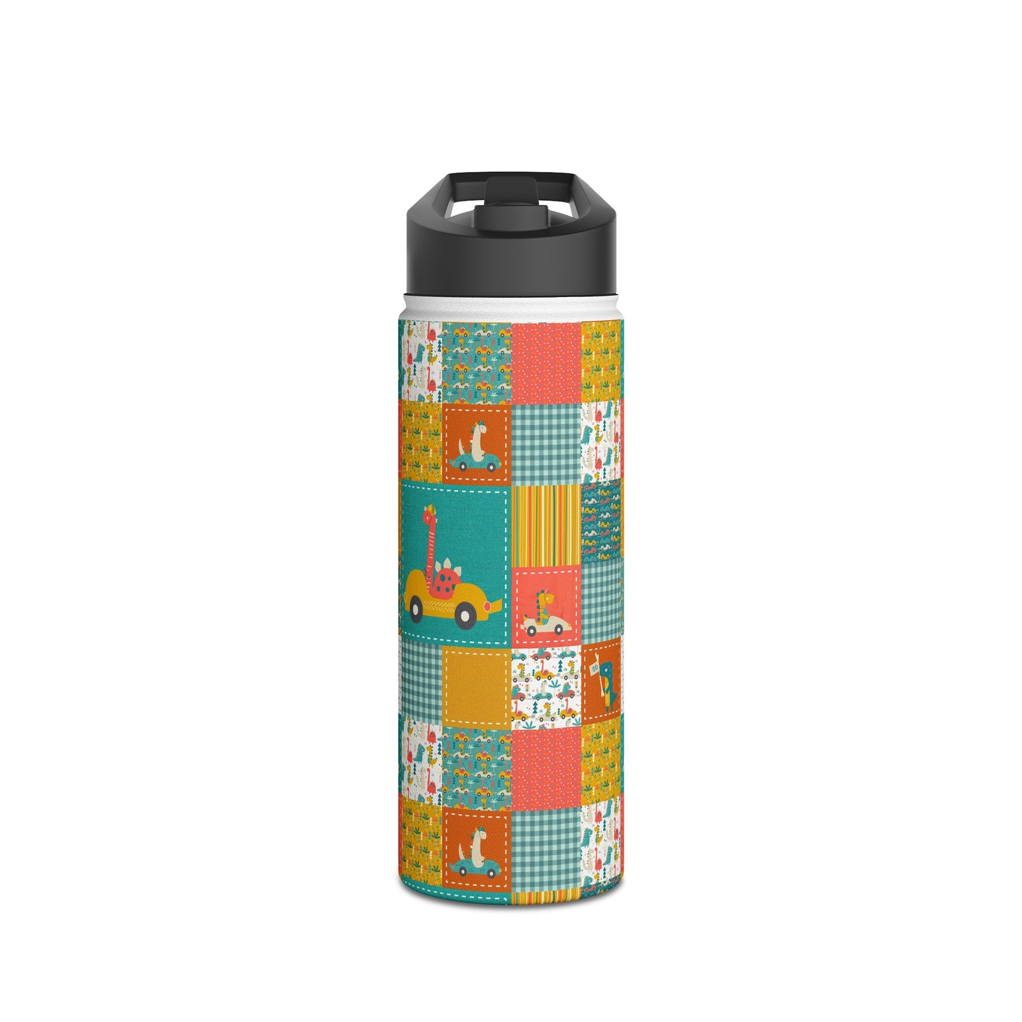 Stainless Steel Water Bottle (Go Dino Go!)