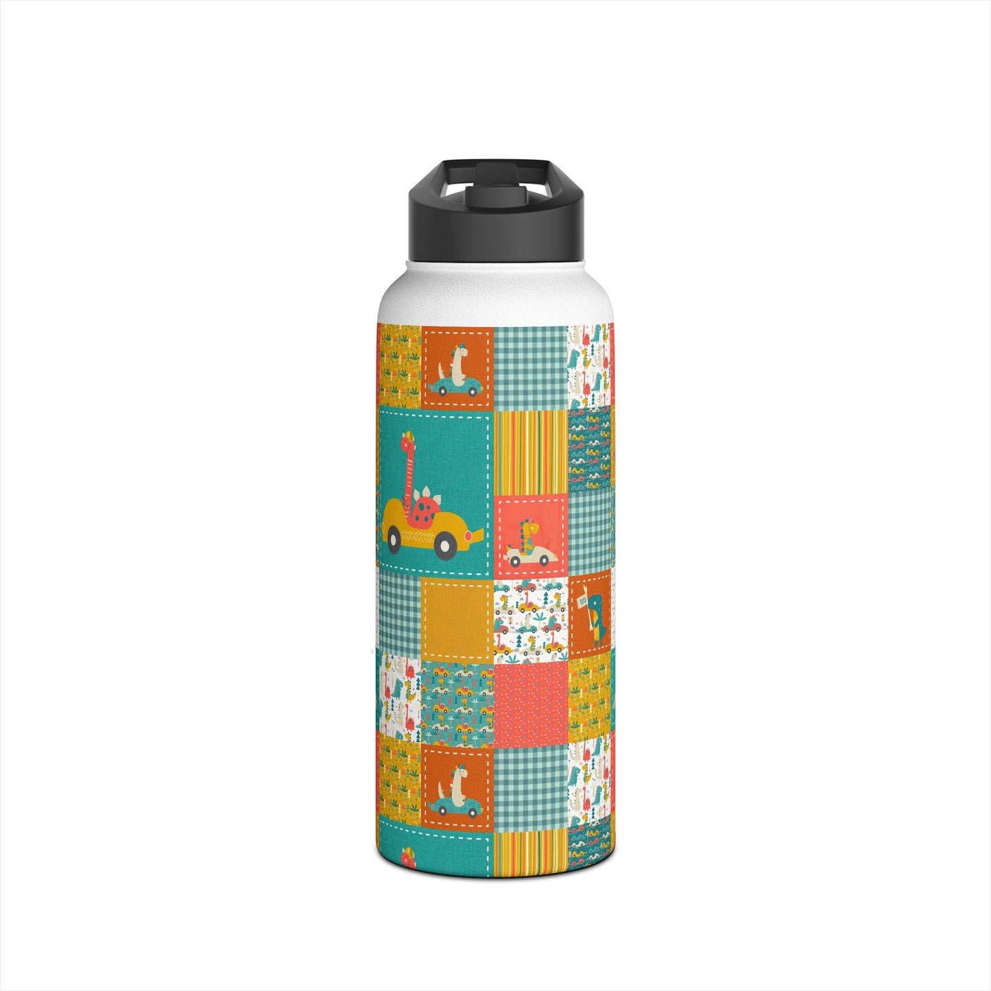 Stainless Steel Water Bottle (Go Dino Go!)