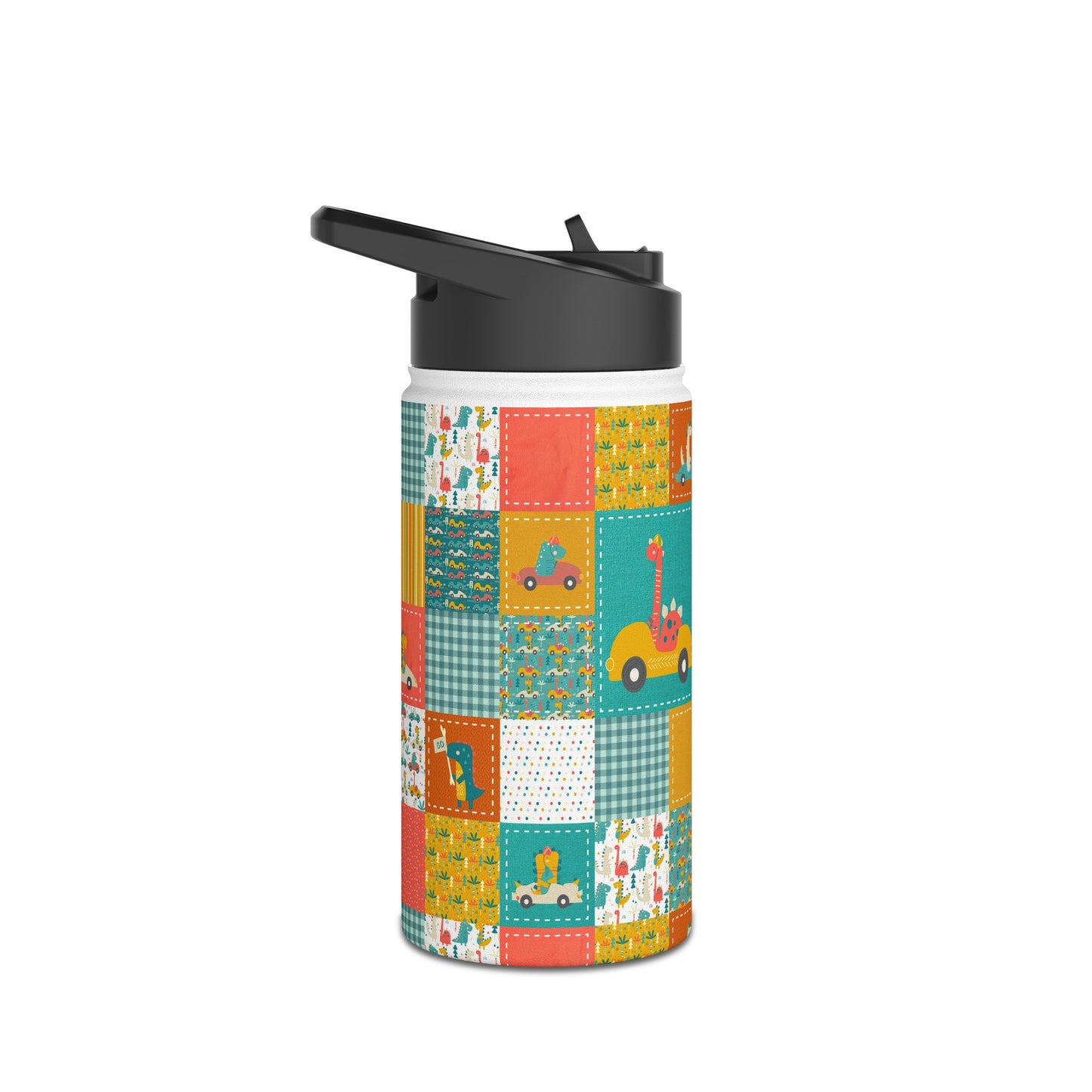 Stainless Steel Water Bottle (Go Dino Go!)